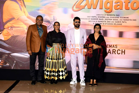 Photos: Kapil Sharma and Shahana Goswami snapped attending the trailer launch of the film Zwigato