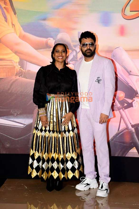 photos kapil sharma and shahana goswami snapped attending the trailer launch of the film zwigato 2