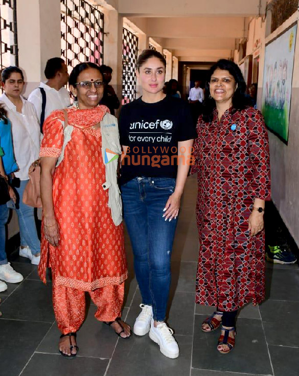 photos kareena kapoor khan on behalf of unicef visits a school in mithanagar 4
