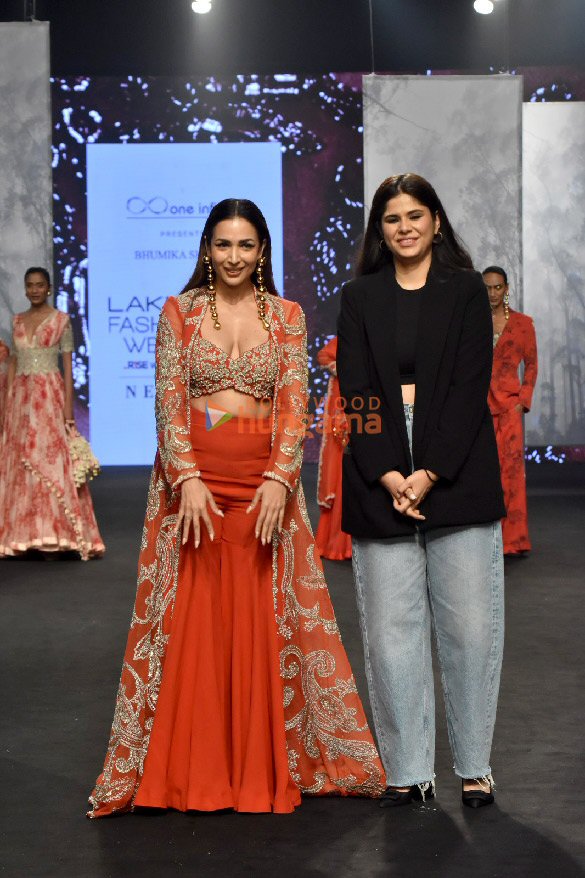 Photos: Malaika Arora walks the ramp for designer Bhumika Sharma at Lakme Fashion Week 2023 – Day 4