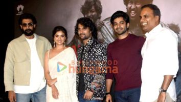 Photos: Nani, Keerthy Suresh, Rana Daggubati and Dheekshith Shetty snapped promoting Dasara