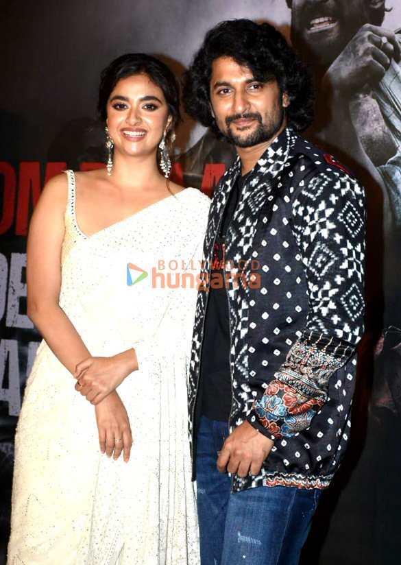 photos nani keerthy suresh rana daggubati and dheekshith shetty snapped promoting dasara 2