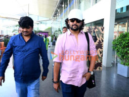 Photos: Nani snapped at Lucknow airport for the trailer launch of his film Dasara