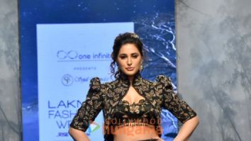 Photos: Nargis Fakhri walks the ramp for designer Sejal Kamdar at Lakme Fashion Week 2023 – Day 4