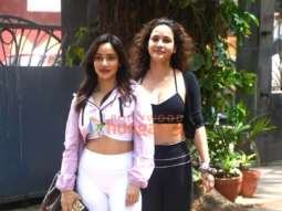 Photos: Neha Sharma and Aisha Sharma spotted outside a gym