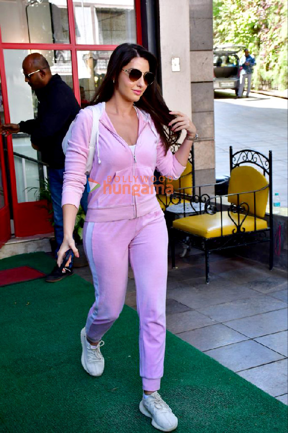 Photos: Nora Fatehi snapped at Muah salon in Bandra