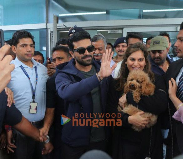 photos ram charan arrives at new delhi airport 2