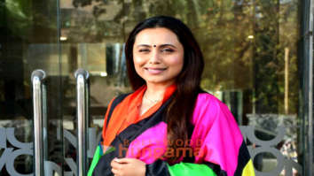 Photos: Rani Mukherji snapped at Mrs. Chatterjee vs Norway promotions in Juhu