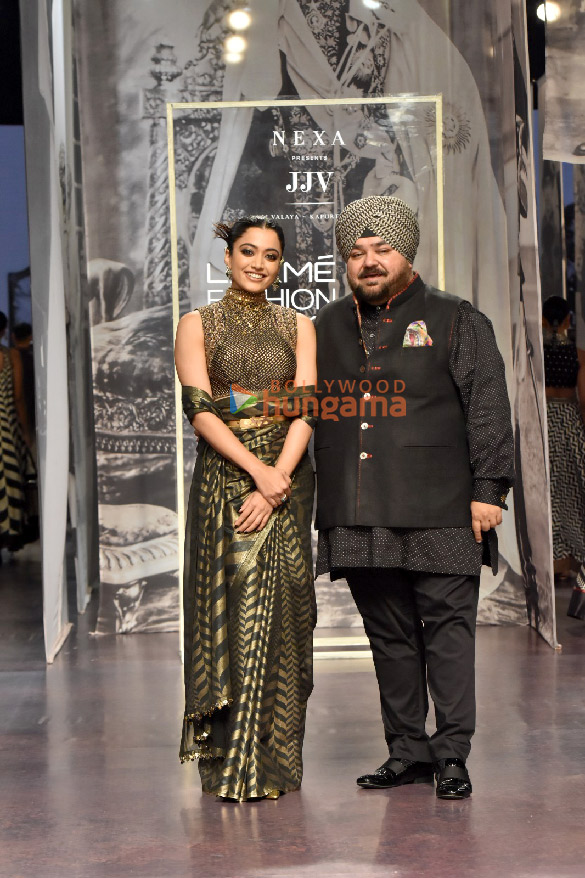 photos rashmika mandanna walks the ramp for designer j j valaya at lakme fashion week 2023 3