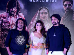 Photos: Underworld Ka Kabzaa stars Upendra, Shriya Saran, and Kichcha Sudeepa with producer Anand Pandit attend a press conference