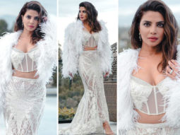 Priyanka Chopra Jonas is blowing up our social media in a white Falguni Shane Peacock corset gown