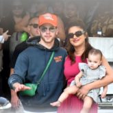 Priyanka Chopra and Nick Jonas arrive in Mumbai with baby Malti Marie for the first time, see photos and videos