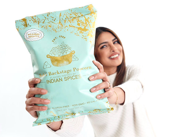 Priyanka Chopra creates a new flavor Mumbai Nights inspired by Indian spices for Rob's Backstage Popcorn with Nick Jonas 