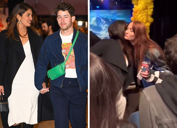 Priyanka Chopra supports Nick Jonas at Jonas Brothers’ broadway concert show in NYC; shares a sweet kiss with Sophie Turner, watch videos 
