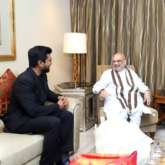 RRR star Ram Charan, Chiranjeevi meet Home Minister Amit Shah after ‘Naatu Naatu’ wins Oscar