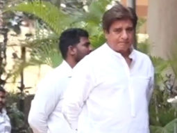 Raj Babbar spotted outside Satish Kaushik’s residence ahead of late actor’s last rites