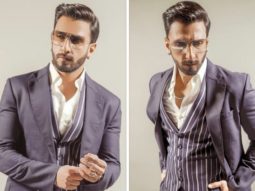 Ranveer Singh knocks it out of the park in grey pant-suit with pinstriped waist coat