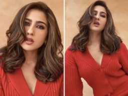 Red is without a doubt Sara Ali Khan’s colour, as she proves in David Koma’s red coordinated set