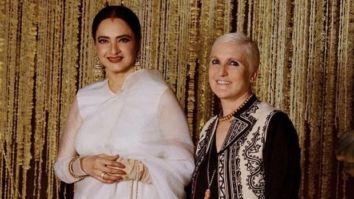 Rekha in a spotless white saree poses with designer Maria Grazia Chiuri ahead of highly anticipated Dior Fall 2023 Show in Mumbai; designer calls her ‘India’s most iconic woman’