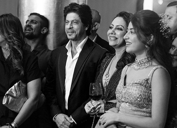 Candid picture of Shah Rukh Khan and Gauri Khan from Alanna Panday-Ivor McCray wedding reception is too good to miss; see post