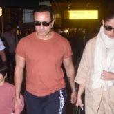 Saif Ali Khan obliges fan with selfies at Mumbai airport as he returns with Kareena Kapoor, Taimur, Jeh; Watch