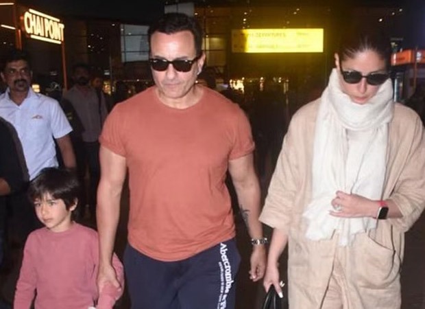 Saif Ali Khan obliges fan with selfies at Mumbai airport as he returns with Kareena Kapoor, Taimur, Jeh; Watch