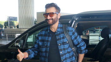 Sanjay Kapoor looks dapper in chequered shirt at the airport