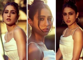 Sara Ali Khan keeps it wonderfully chic in an all-white outfit by Alex Perry for Gaslight promotions