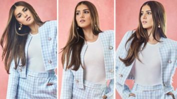 Tara Sutaria is making our mid-week fashionably better with her gingham co-ord set worth Rs.38K
