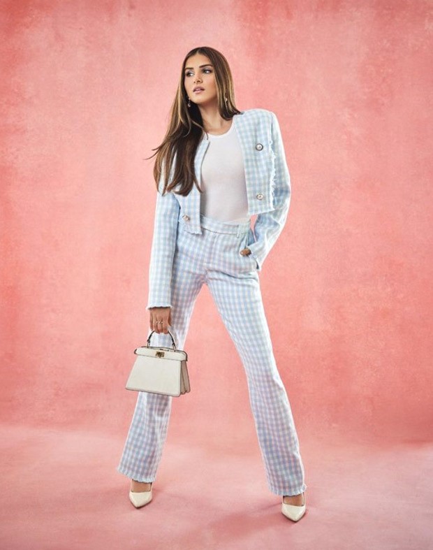 Tara Sutaria is making our mid-week fashionably better with her gingham co-ord set worth Rs.38K 