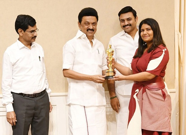 The Elephant Whisperers' director Kartiki Gonsalves receives Rs 1 crore as incentive from Tamil Nadu CM MK Stalin