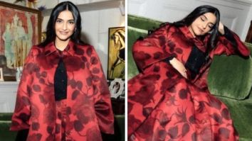 We can’t seem to have enough of Sonam Kapoor’s vibrant red coat and skirt combo from Emilia Wickstead