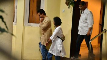 Aamir Khan & Kiran Rao arrive at YRF to pay their respects for Pamela Chopra