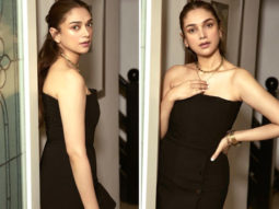 Aditi Rao Hydari in her sleek little black dress makes us look forward to the weekend