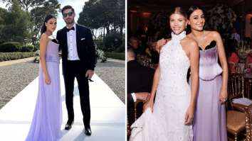 Ahan Shetty and Tania Shroff dazzle at Sofia Richie-Elliot Grainge’s France wedding; Tania stuns in lilac hand-crafted Miss Sohee gown