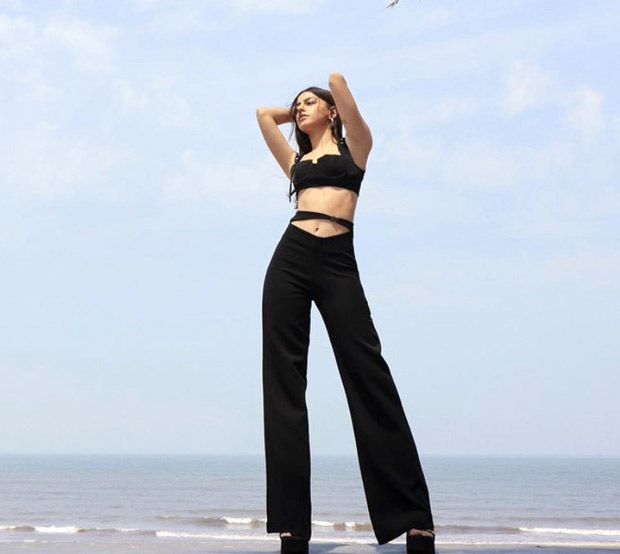 Alaya F dons chic black co-ord set for the promotions of her film U-Turn