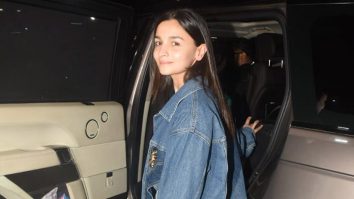 Alia Bhatt poses for paps at the airport