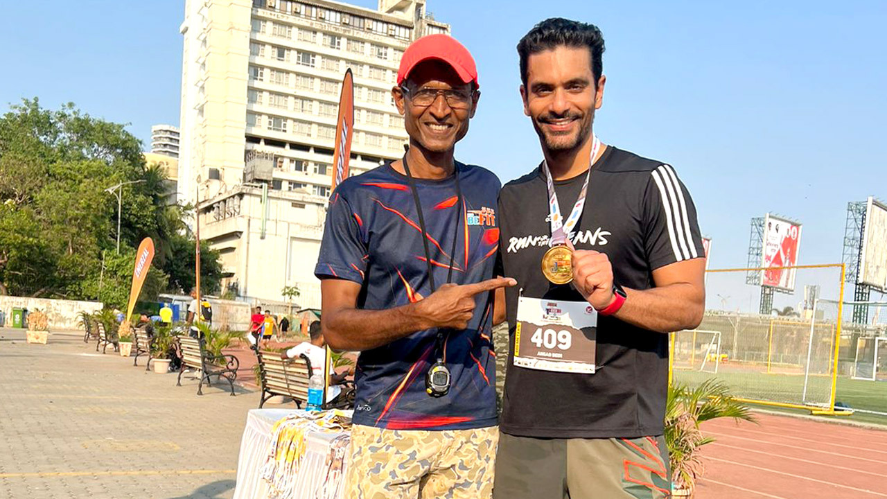 Angad Bedi wins silver in his debut sprinting tournament