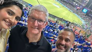 Apple CEO Tim Cook joins Sonam Kapoor and Anand Ahuja at Delhi Capitals vs KKR IPL match, see photos