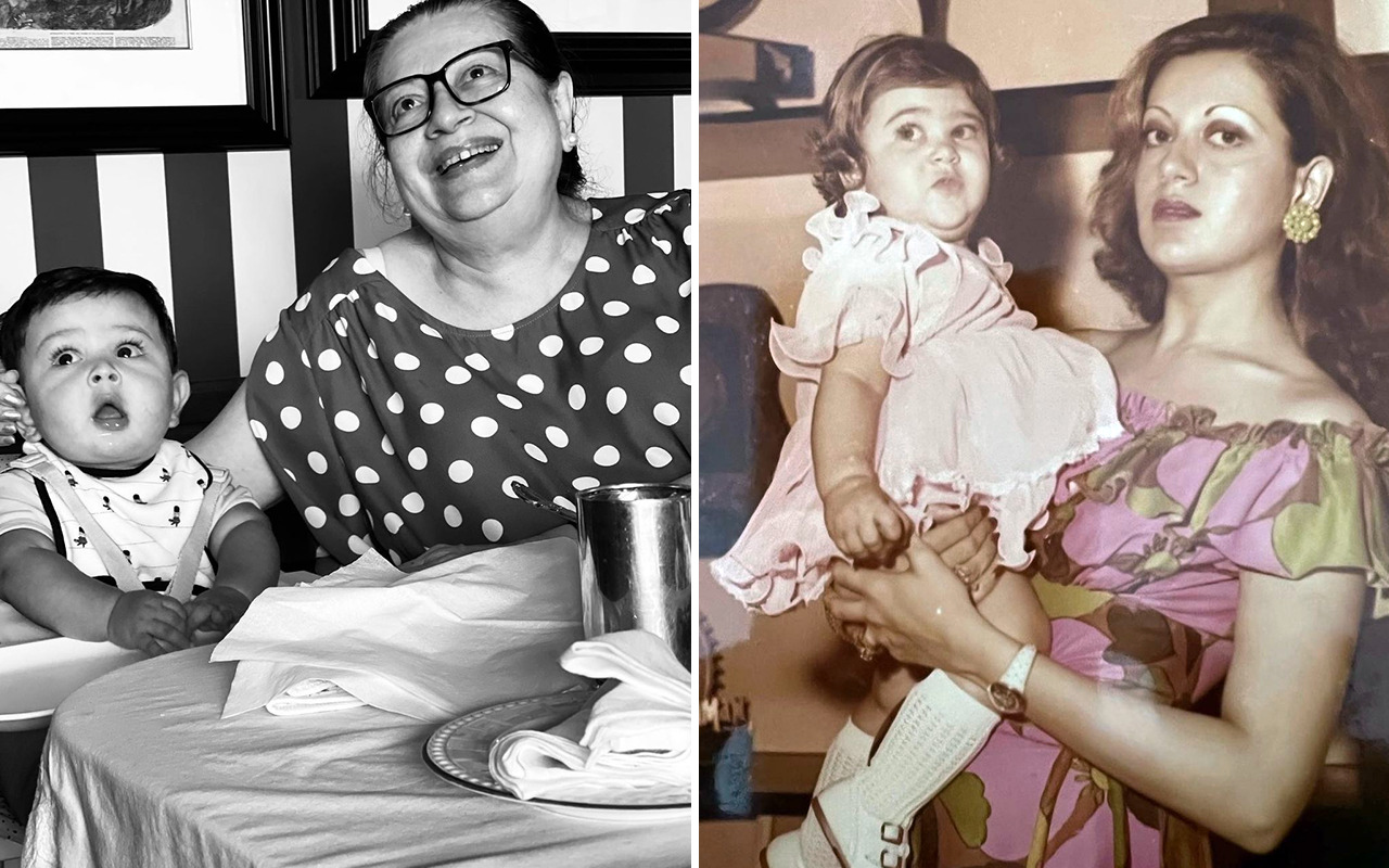 Kareena Kapoor Khan and Karisma Kapoor shares throwback pictures on mom Babita’s birthday; see posts : Bollywood News