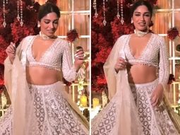 Bhumi Pednekar is twirling her way into our hearts while donning an ivory lehenga set