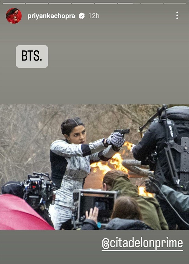 Citadel: Priyanka Chopra points a gun at someone in intriguing behind-the-scenes photo Citadel: Priyanka Chopra points a gun at someone in intriguing behind-the-scenes photo