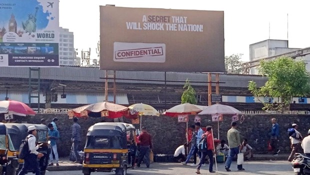 “CONFIDENTIAL”: Mysterious hoardings tease a secret that will shock the nation