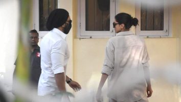 Deepika Padukone & Ranveer Singh arrive at YRF to pay their last respects to Pamela Chopra