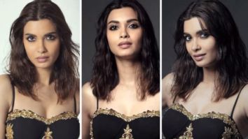 Diana Penty works up a stylish storm in a little black dress adorned with gold details