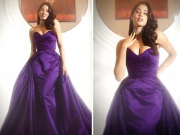 Filmfare Awards 2023: Janhvi Kapoor spellbinds in strapless majestic purple gown by Gauri & Nainika