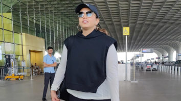 Huma Qureshi nails her airport fashion game with black & white outfit