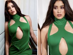 Janhvi Kapoor in green gown with bold cut-outs is a certified red-carpet stunner