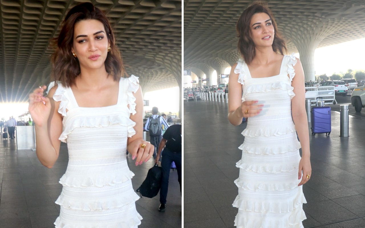 Kriti Sanon travels in economy class; leaves passengers in awe with her humility