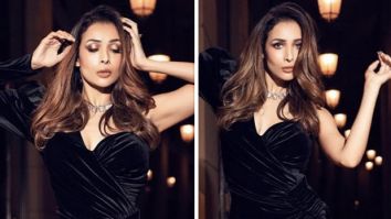 Malaika Arora proves her devotion to black once more in a black one-shoulder mini dress